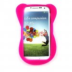 Wholesale Samsung Galaxy S4 3D Bunny Face Case (Pink)